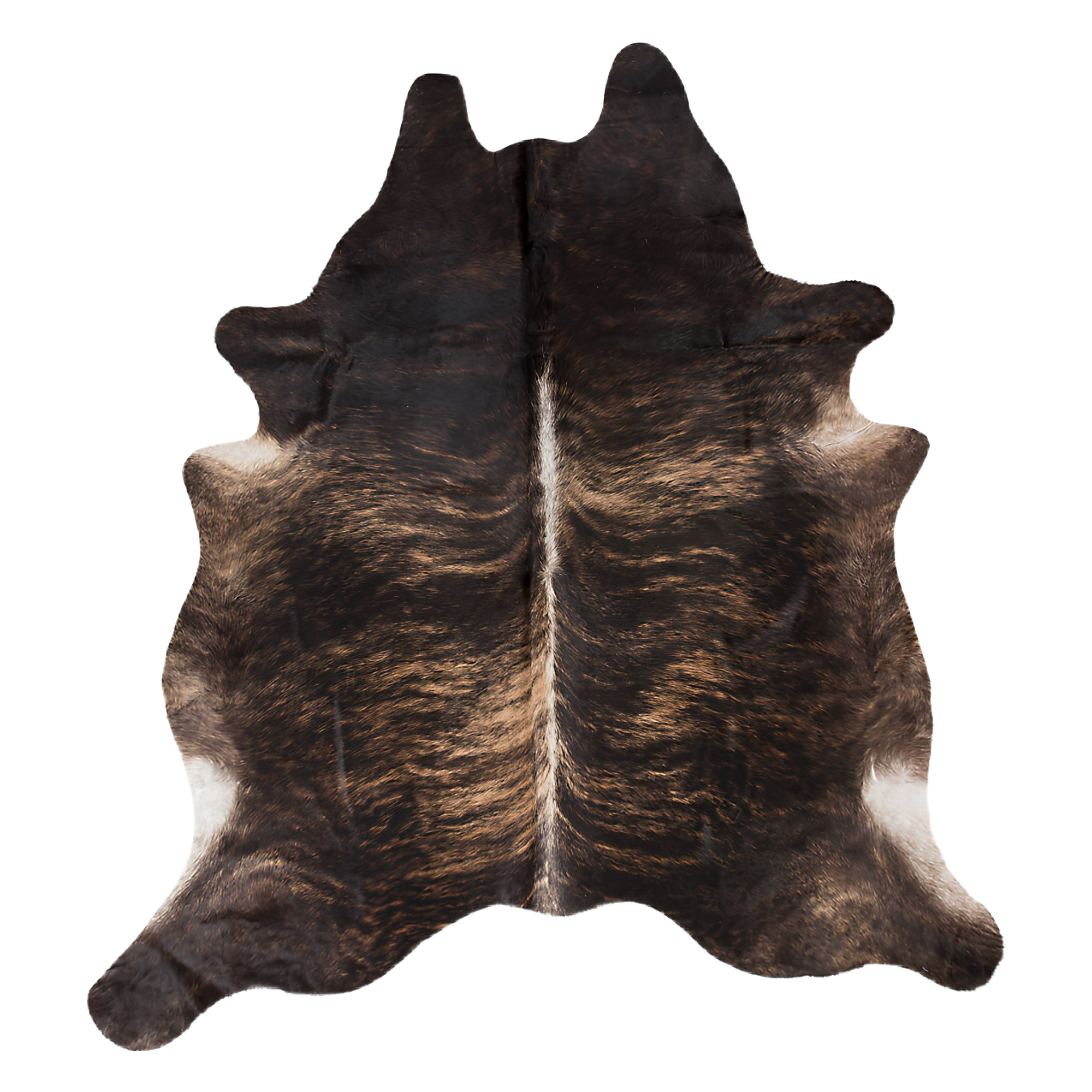 Dark Brindle Exotic Cowhide - genuine Brazilian cowhide from Mr. Cowhides