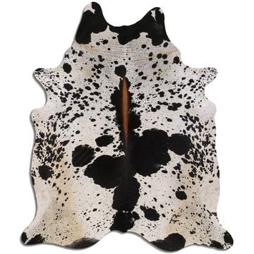 Black Salt & Pepper Cowhide - genuine Brazilian cowhide from Mr. Cowhides